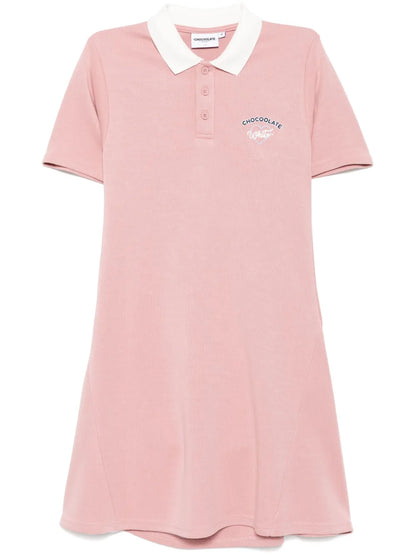Logo-Embroidered Dress