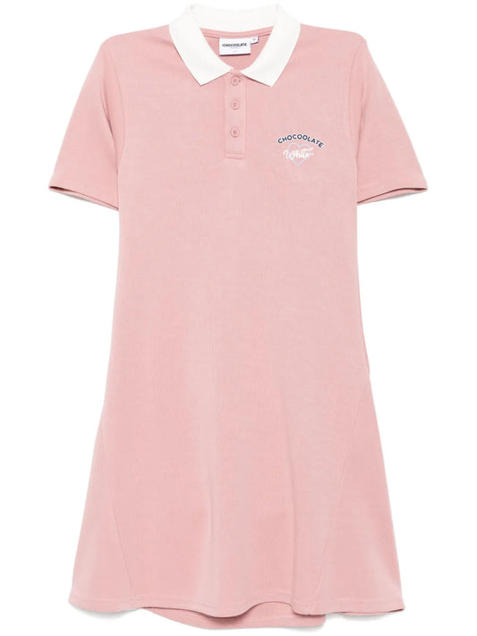 Logo-Embroidered Dress