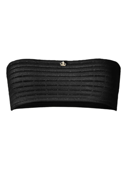 Ribbed Bandeau Top