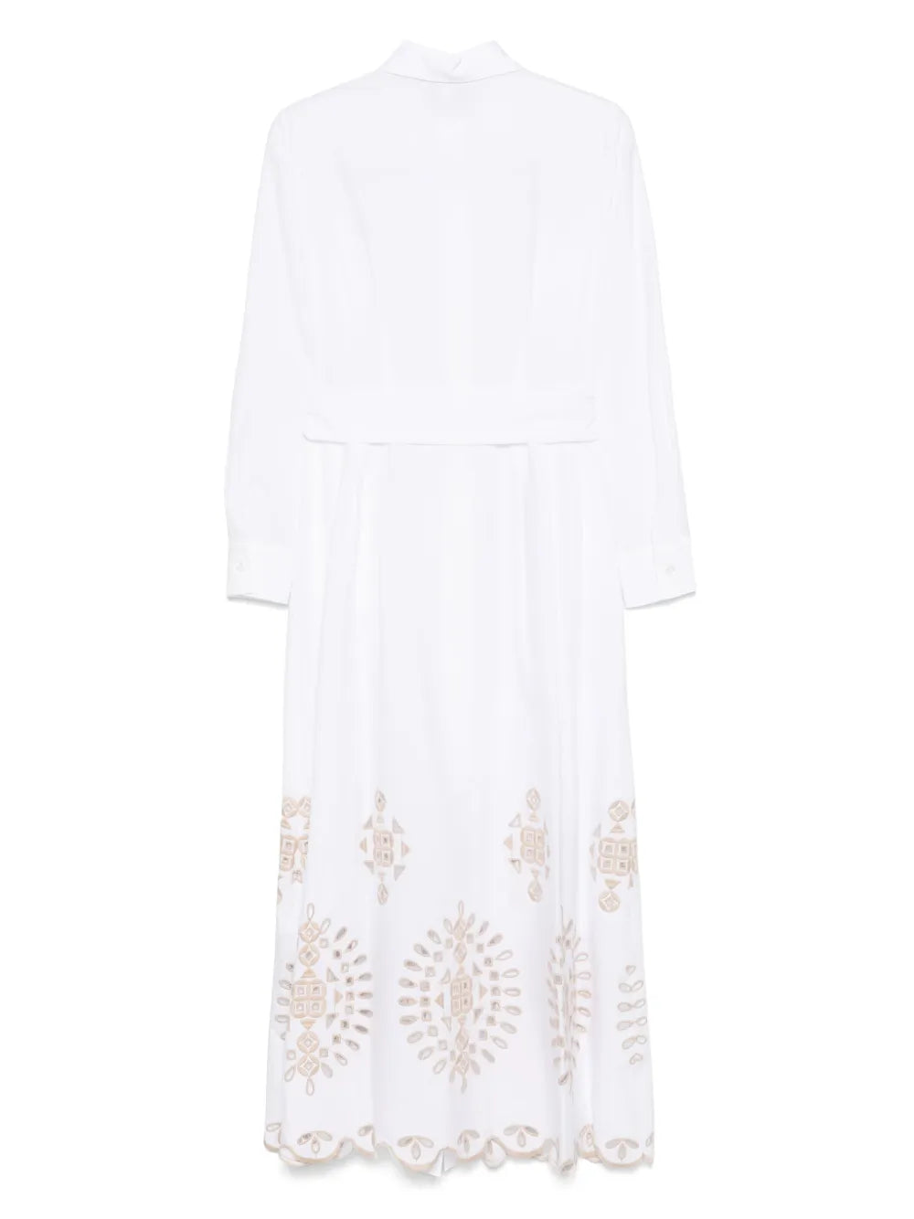 Embroidered Midi Dress