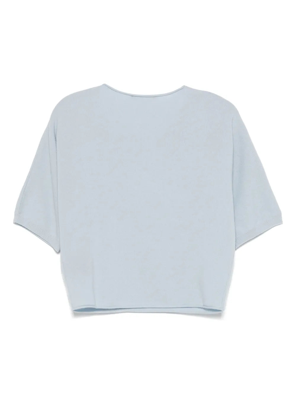 V-Neck Fine-Knit Top