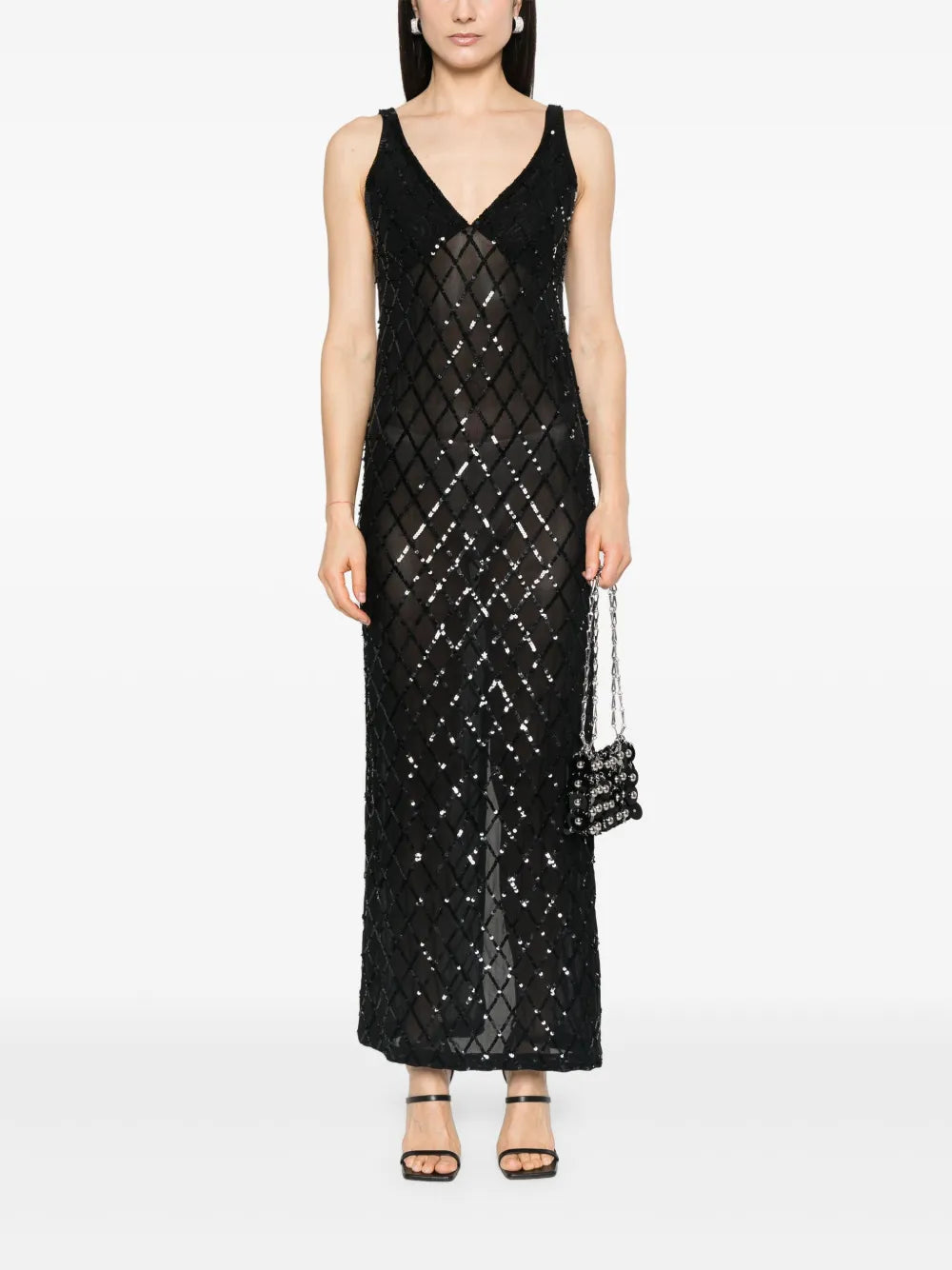 Semi-Sheer Maxi Dress