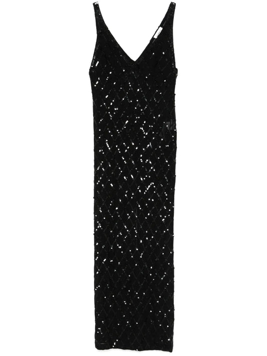 Semi-Sheer Maxi Dress