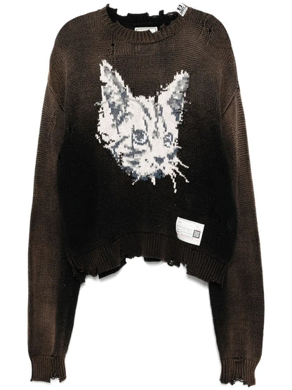 Cat-Jacquard Jumper