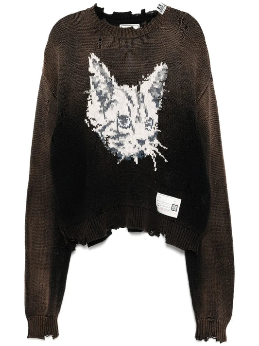 Cat-Jacquard Jumper