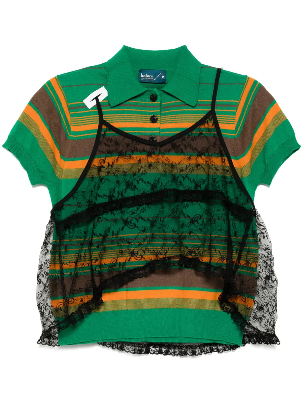 Strip Polo Tops