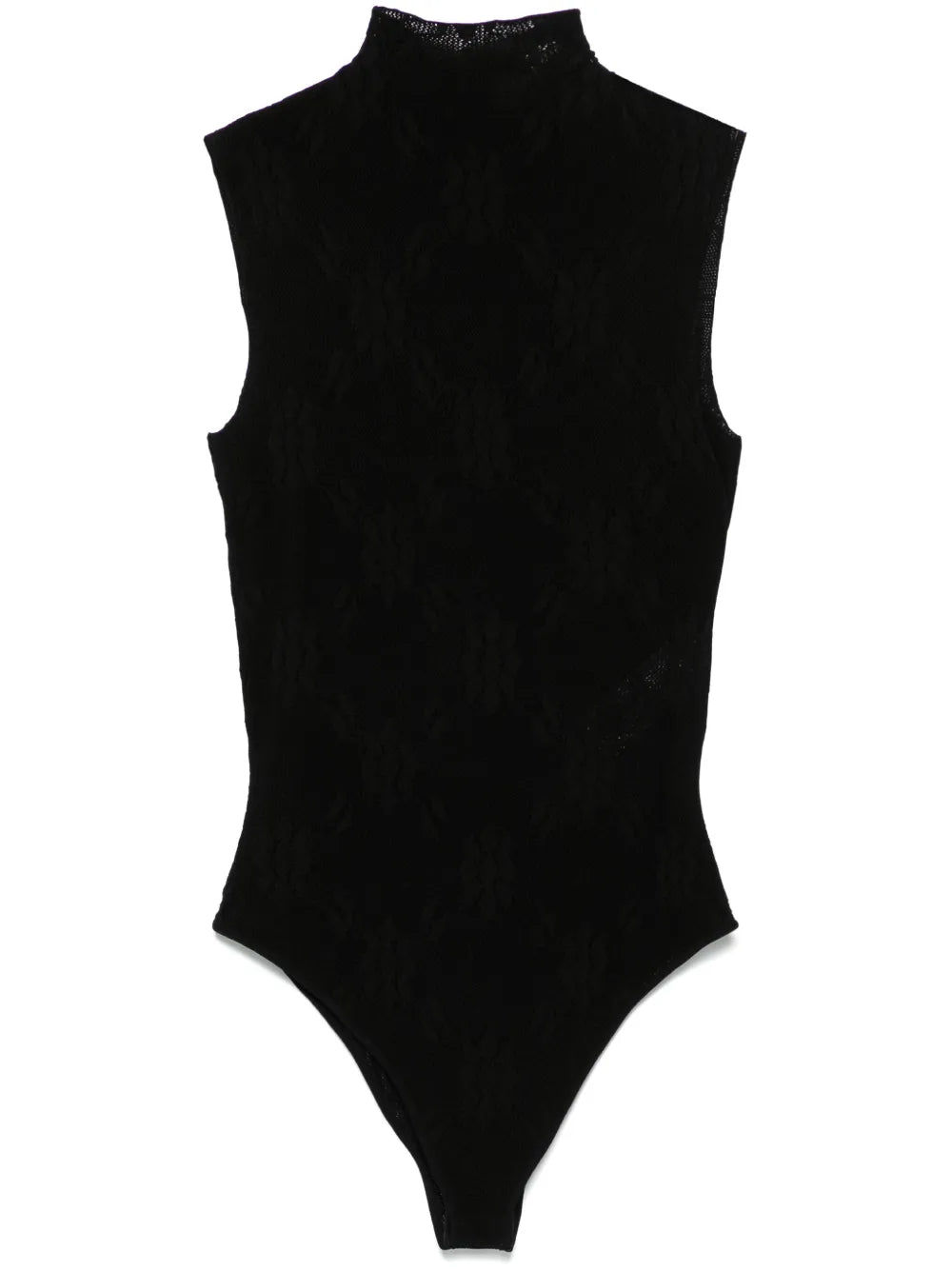 Sleeveless High-Neck Bodysuit