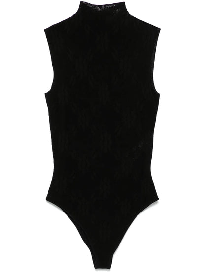 Sleeveless High-Neck Bodysuit