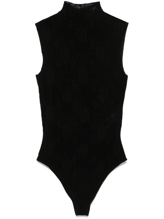 Sleeveless High-Neck Bodysuit