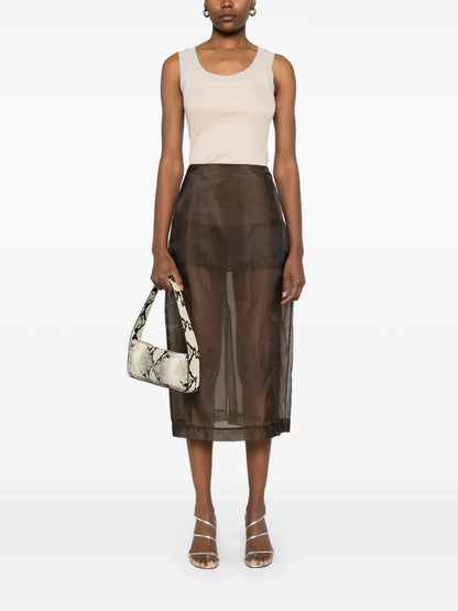 Lurex-Trim Tank Top