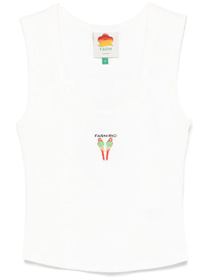 Embroidered Tank Top