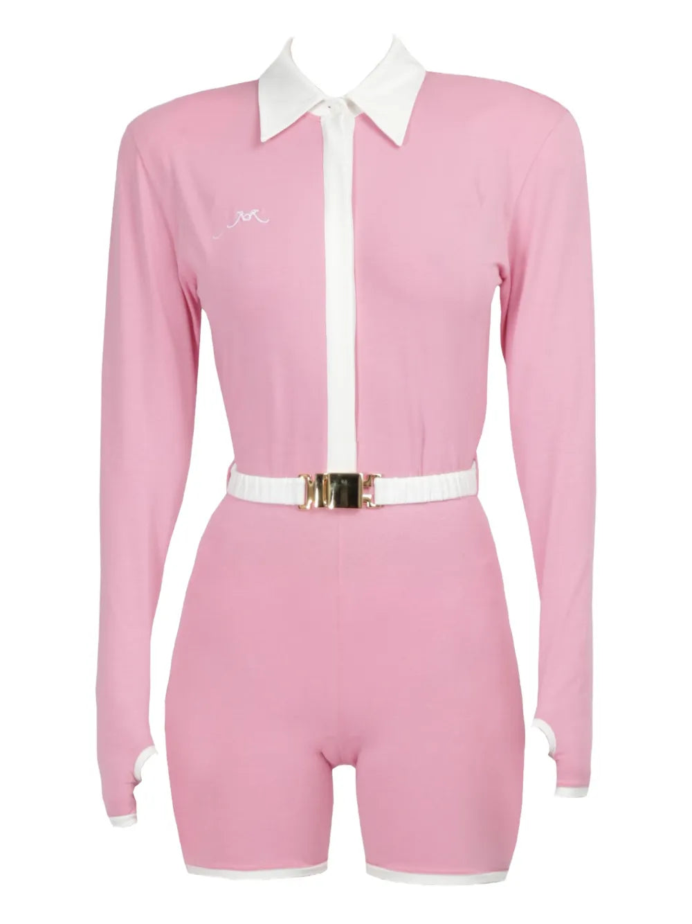 Belted Jersey Jumpsuit