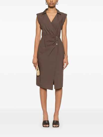 Wrap Shirt Dress