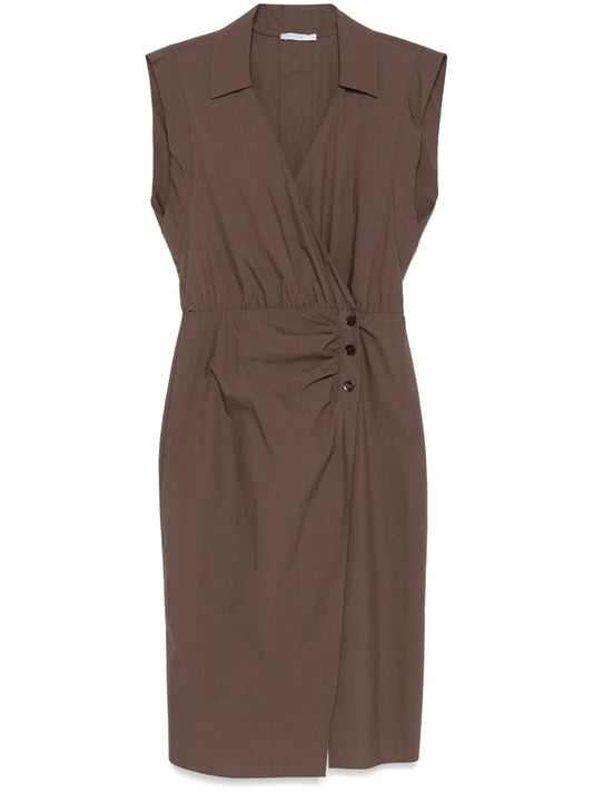 Wrap Shirt Dress