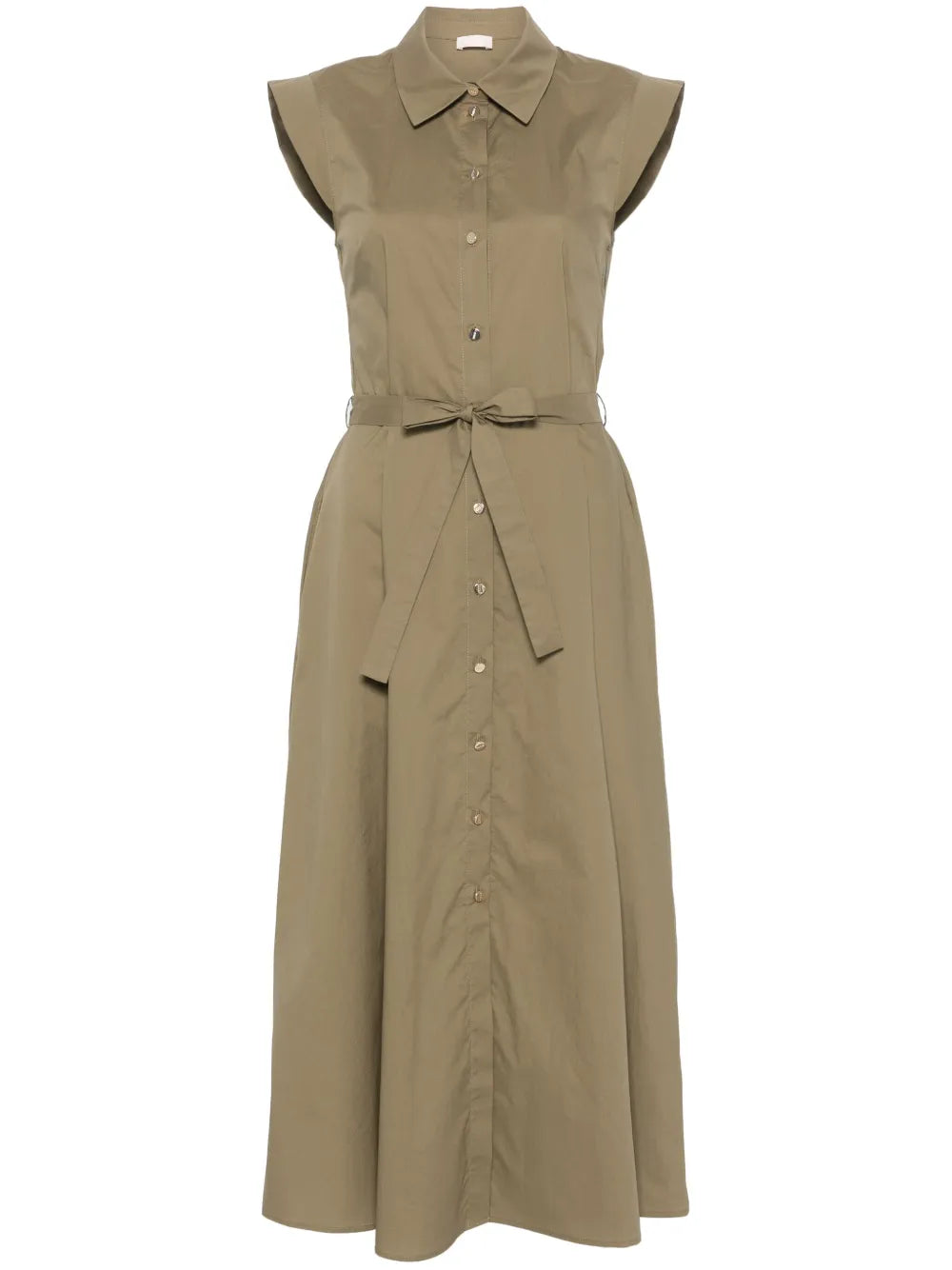 Poplin Midi Dress
