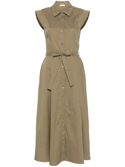 Poplin Midi Dress