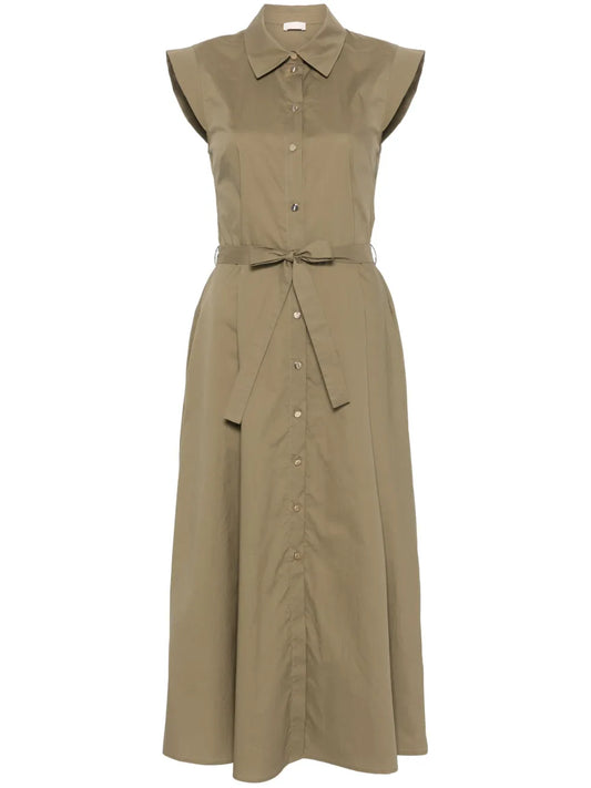 Poplin Midi Dress