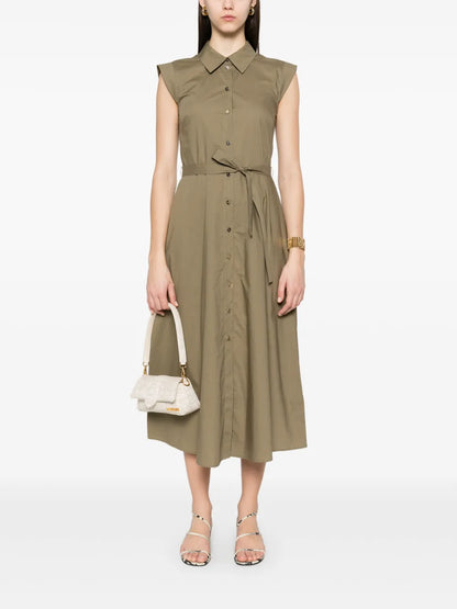Poplin Midi Dress