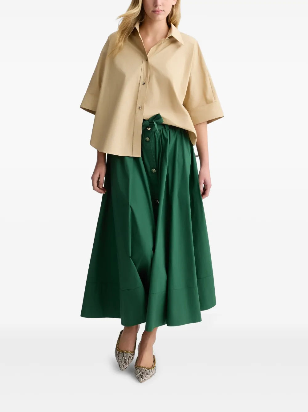 Cotton Boxy Shirt