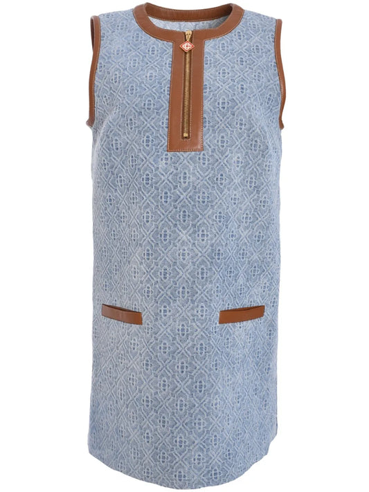 Denim Monogram Dress
