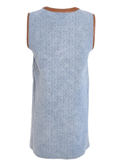 Denim Monogram Dress