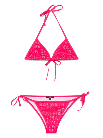Logo-Print Bikini