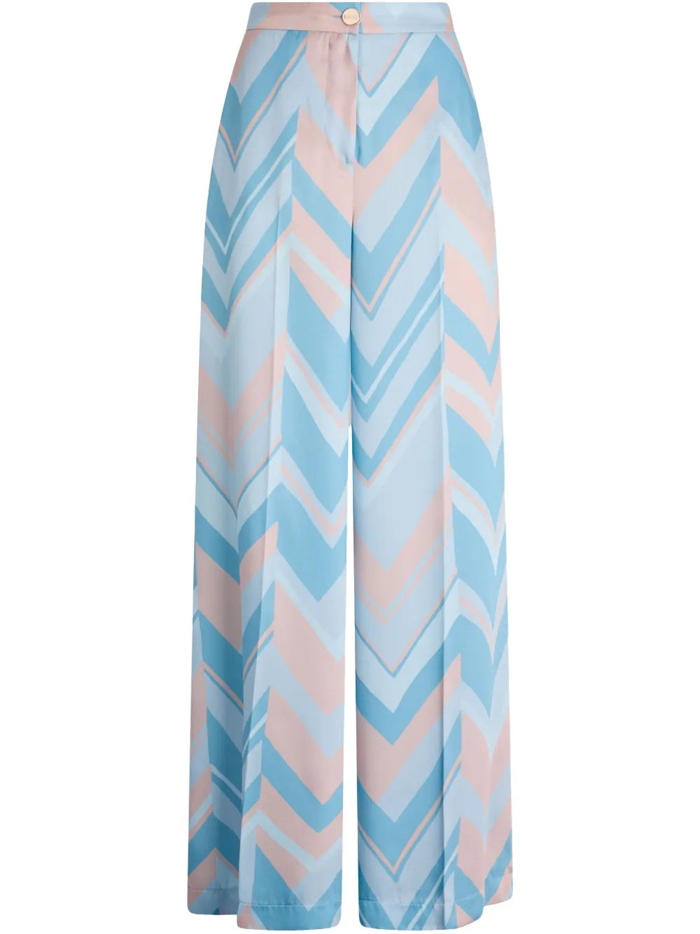 Chevron Print Palazzo Trousers