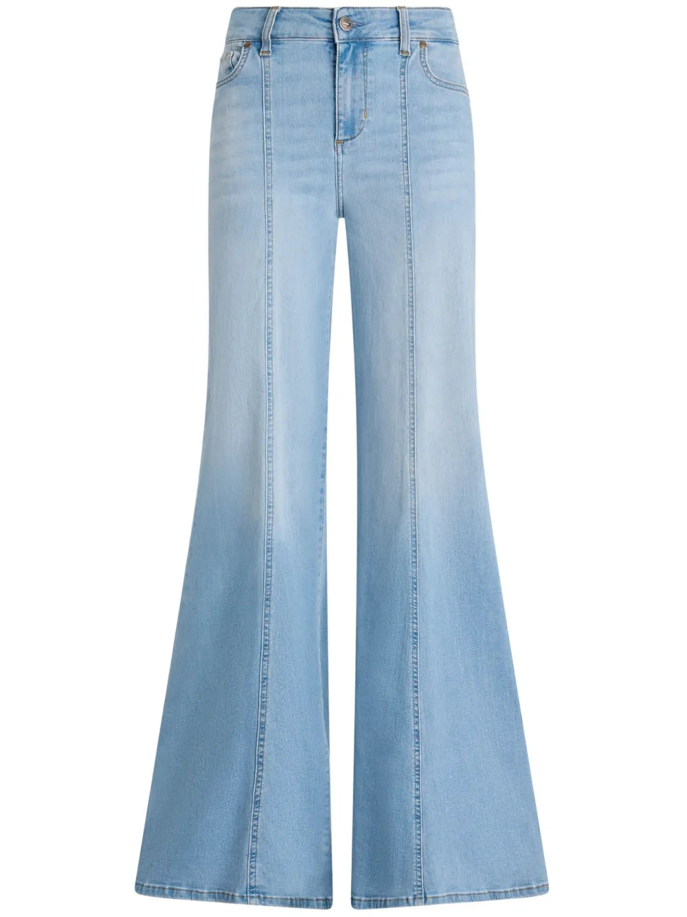 High-Waisted Flared Jeans