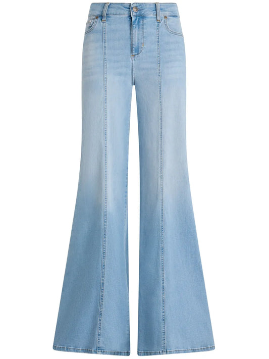 High-Waisted Flared Jeans