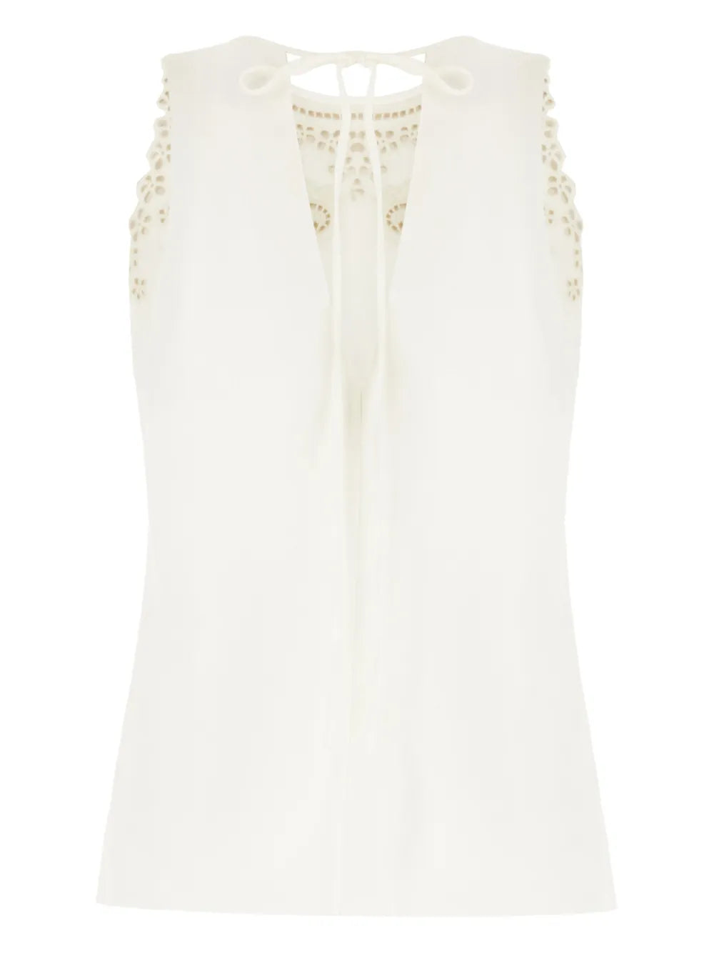 Sleeveless Laced Top