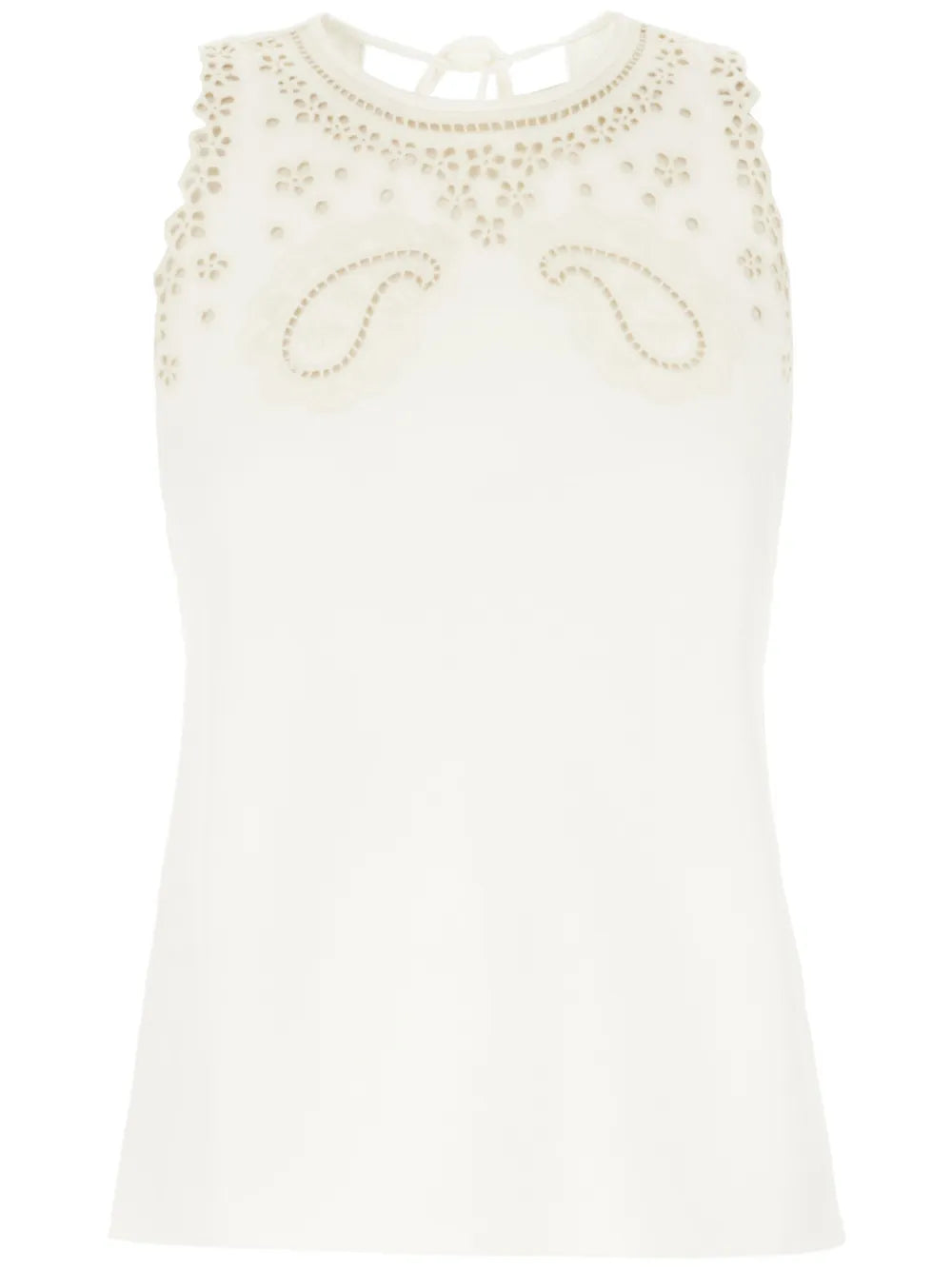 Sleeveless Laced Top