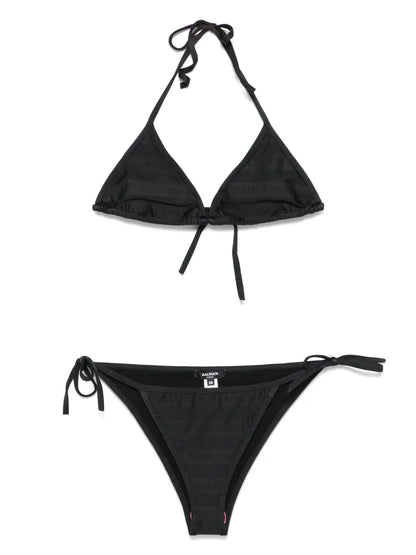 Logo-Print Bikini