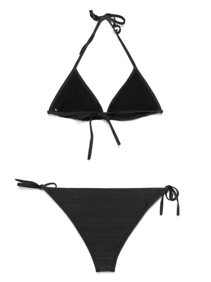 Logo-Print Bikini