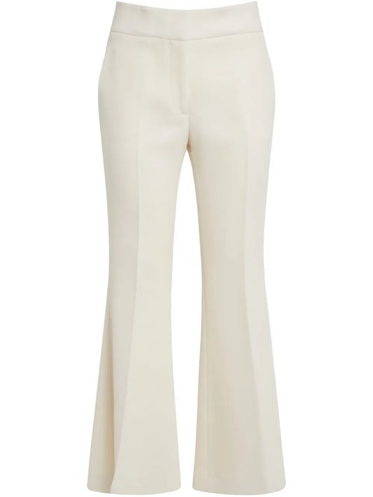 Wool Flared Trousers