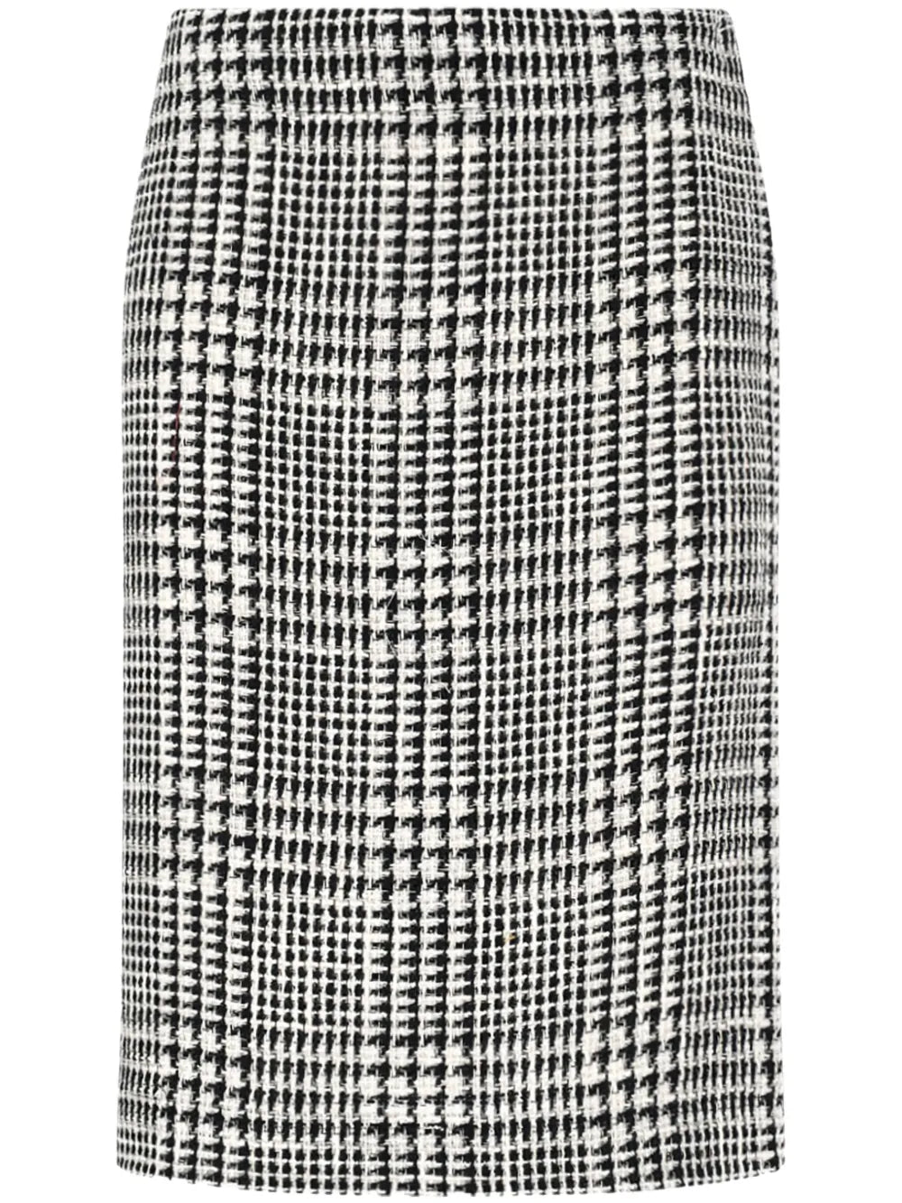 Houndstooth Pencil Skirt