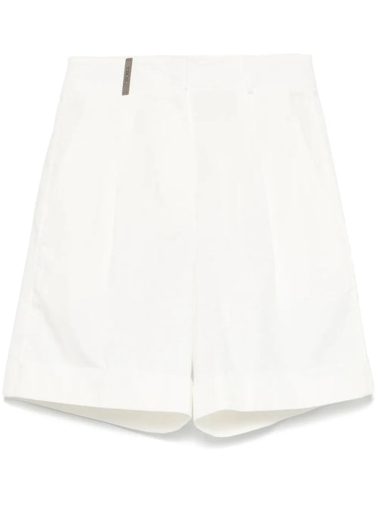 Pleated Shorts