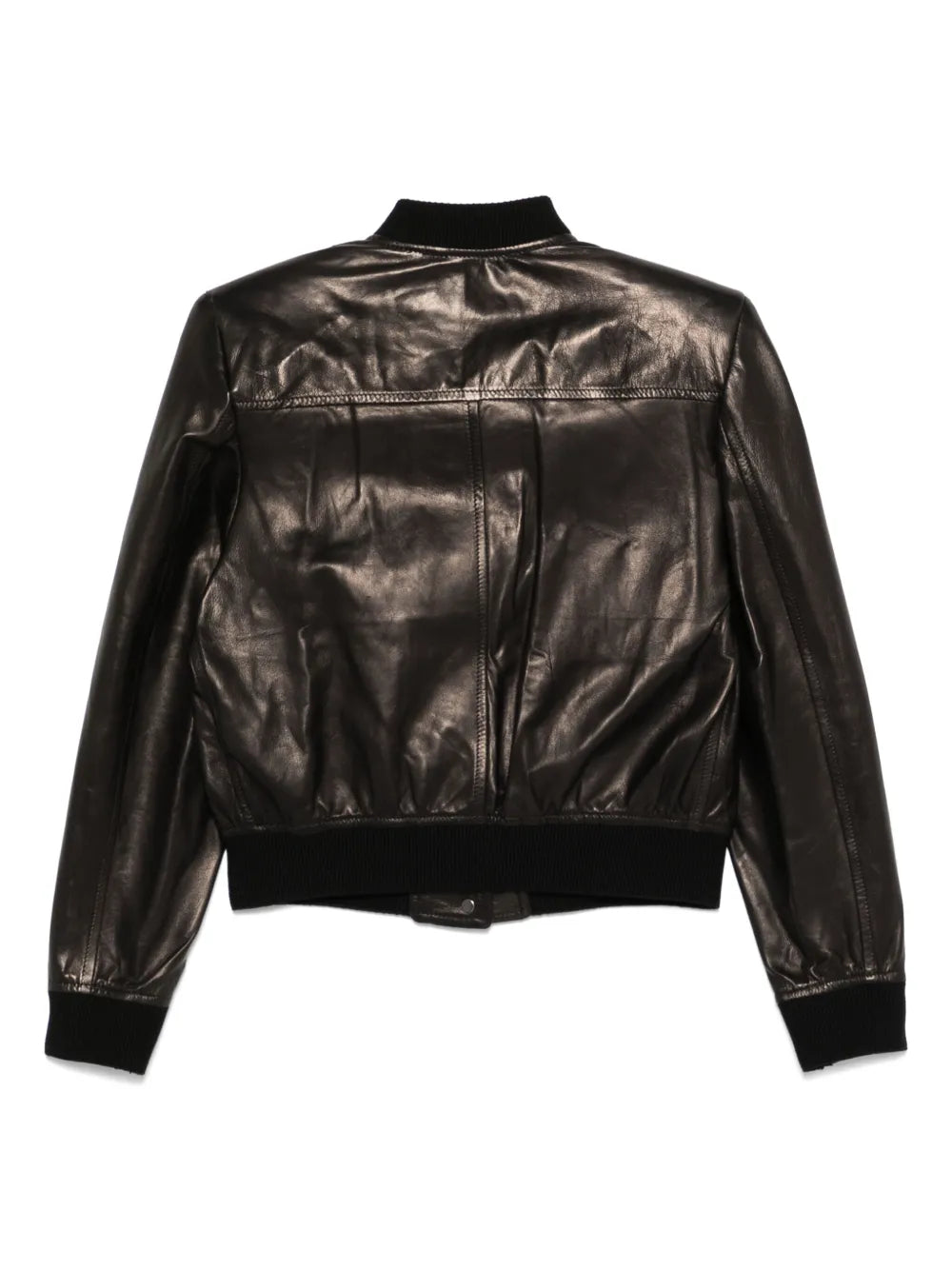 Leather Bomber Jacket