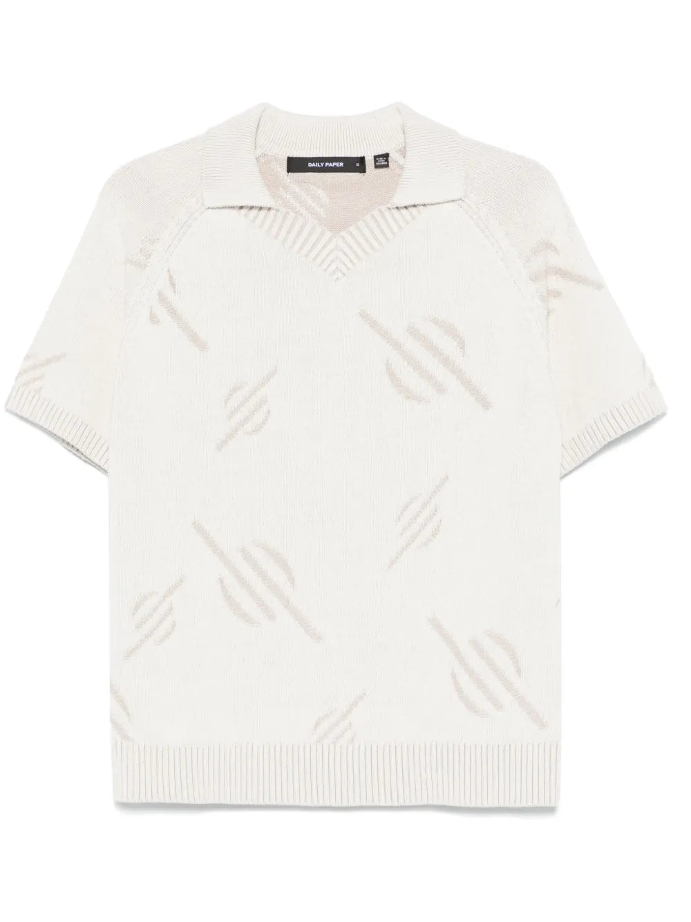 Monogram-Intarsia Top