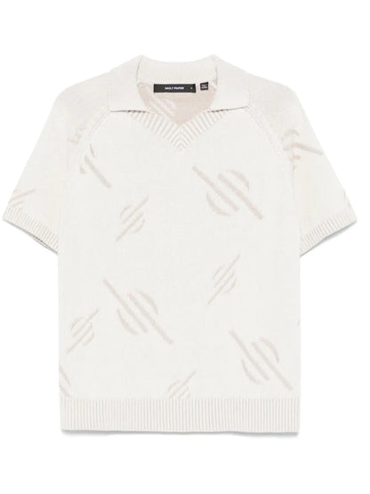 Monogram-Intarsia Top