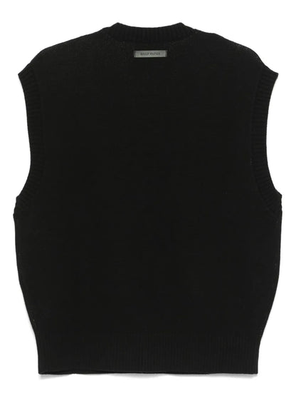 Floral Spencer Knit Vest