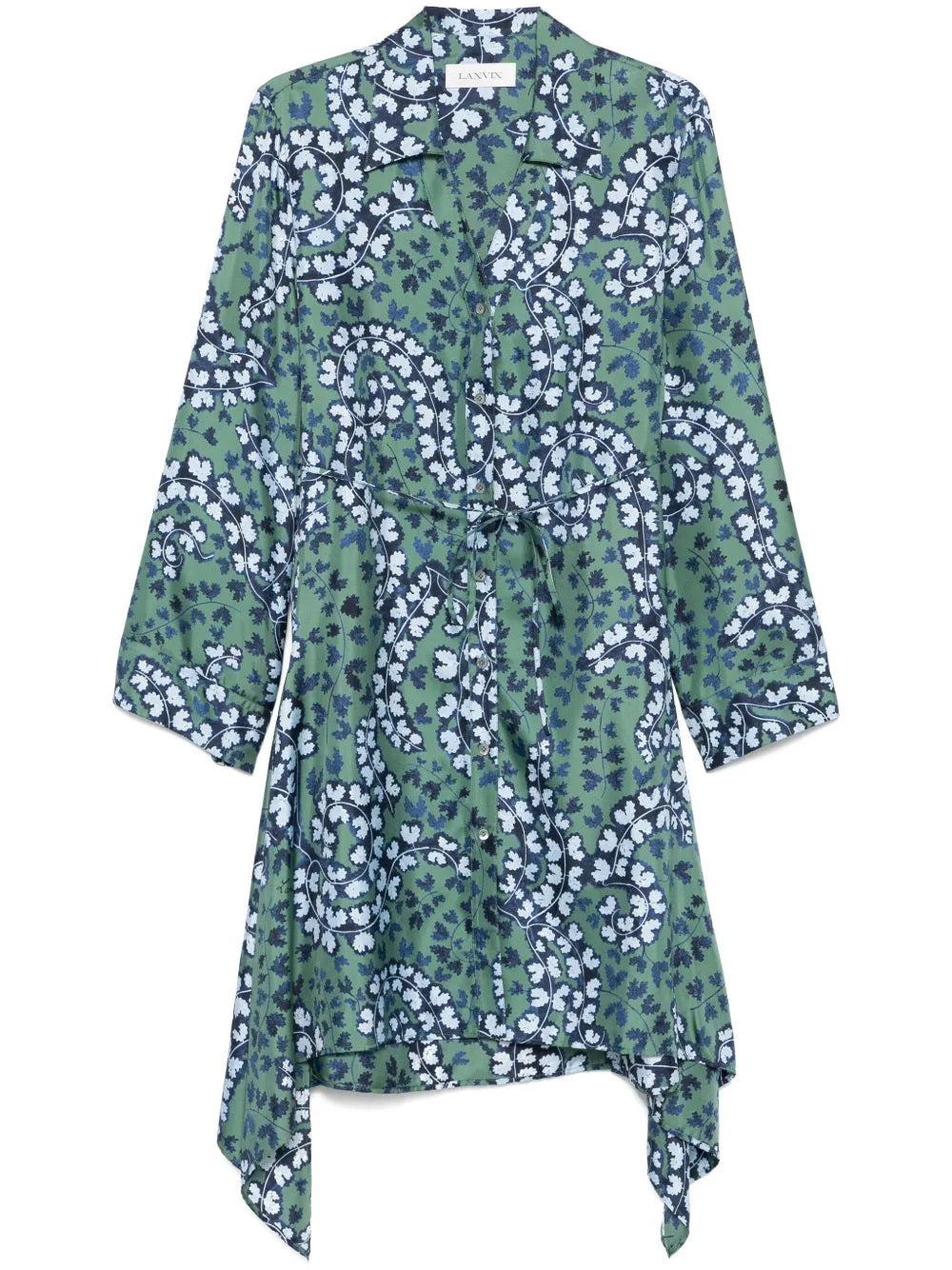 Floral-Print Midi Dress