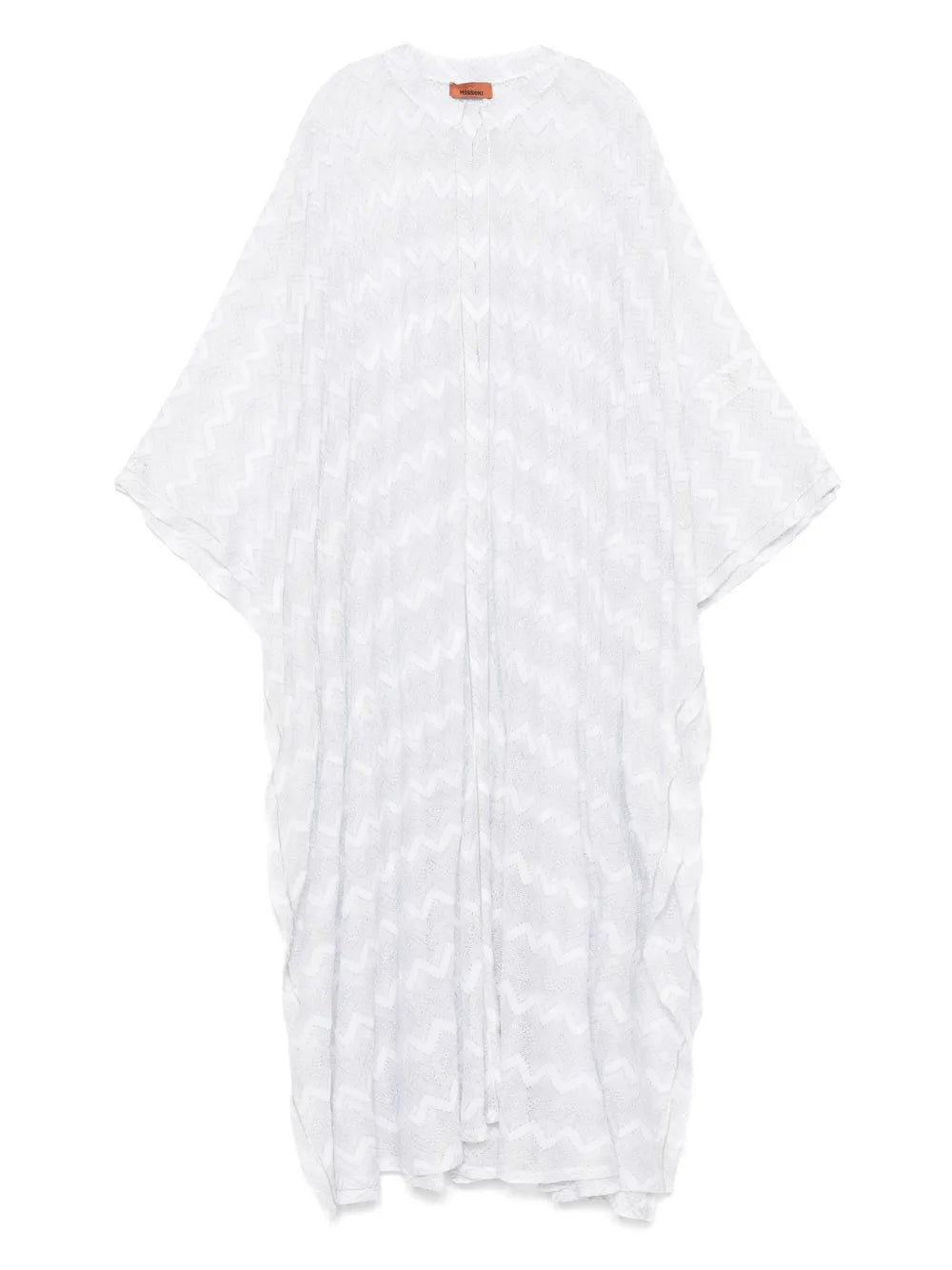 Zigzag-Woven Maxi Dress