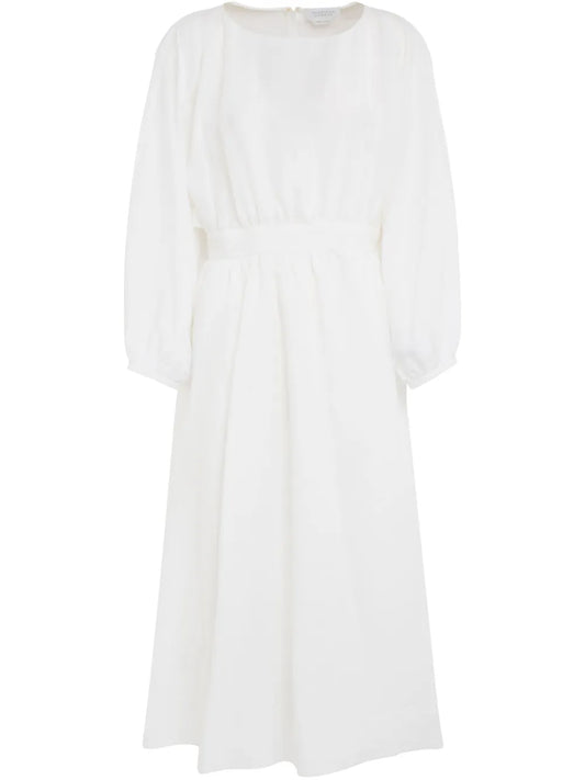 Ahmose Linen Midi Dress
