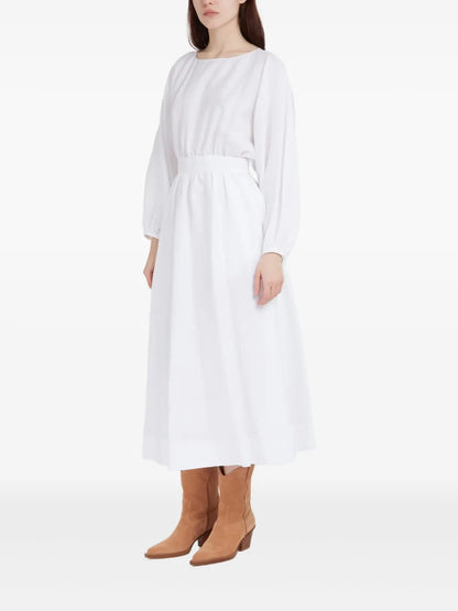 Ahmose Linen Midi Dress