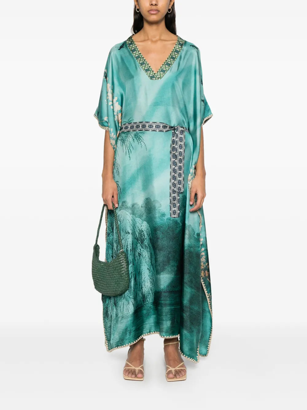 Aloe Silk Dress