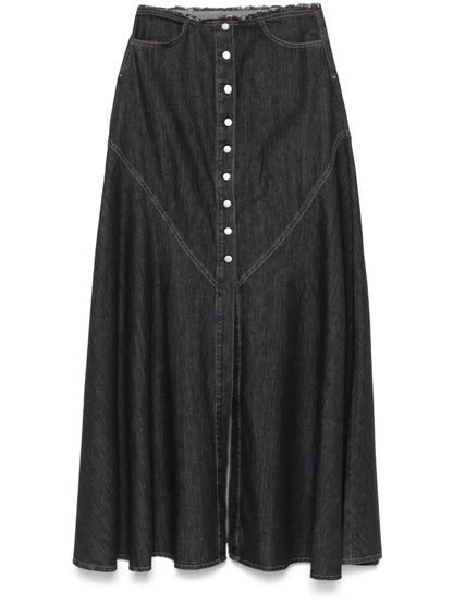 Denim Maxi Skirt