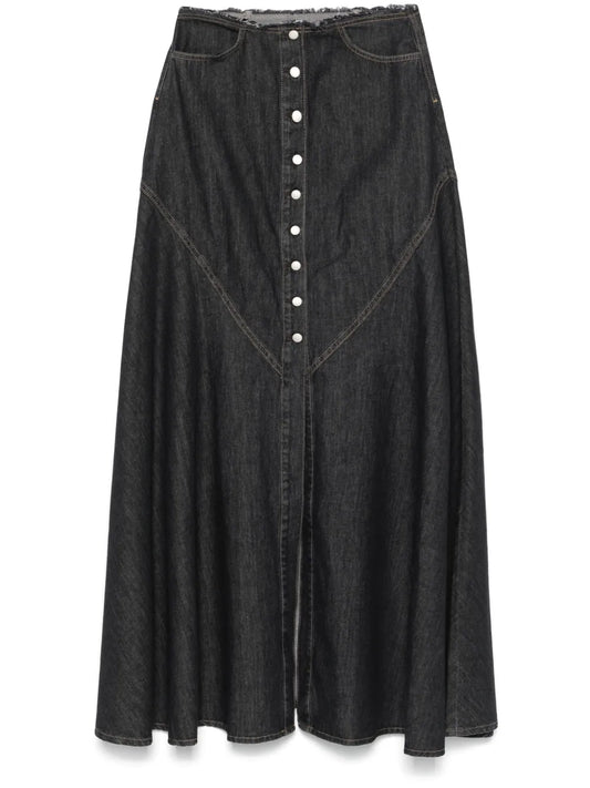 Denim Maxi Skirt