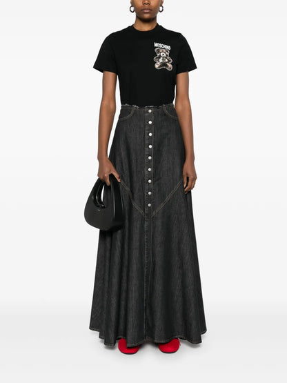 Denim Maxi Skirt