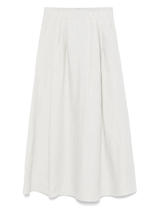 Linen Midi Skirt