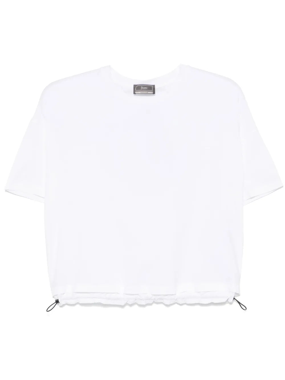 Drawstring-Hem T-Shirt